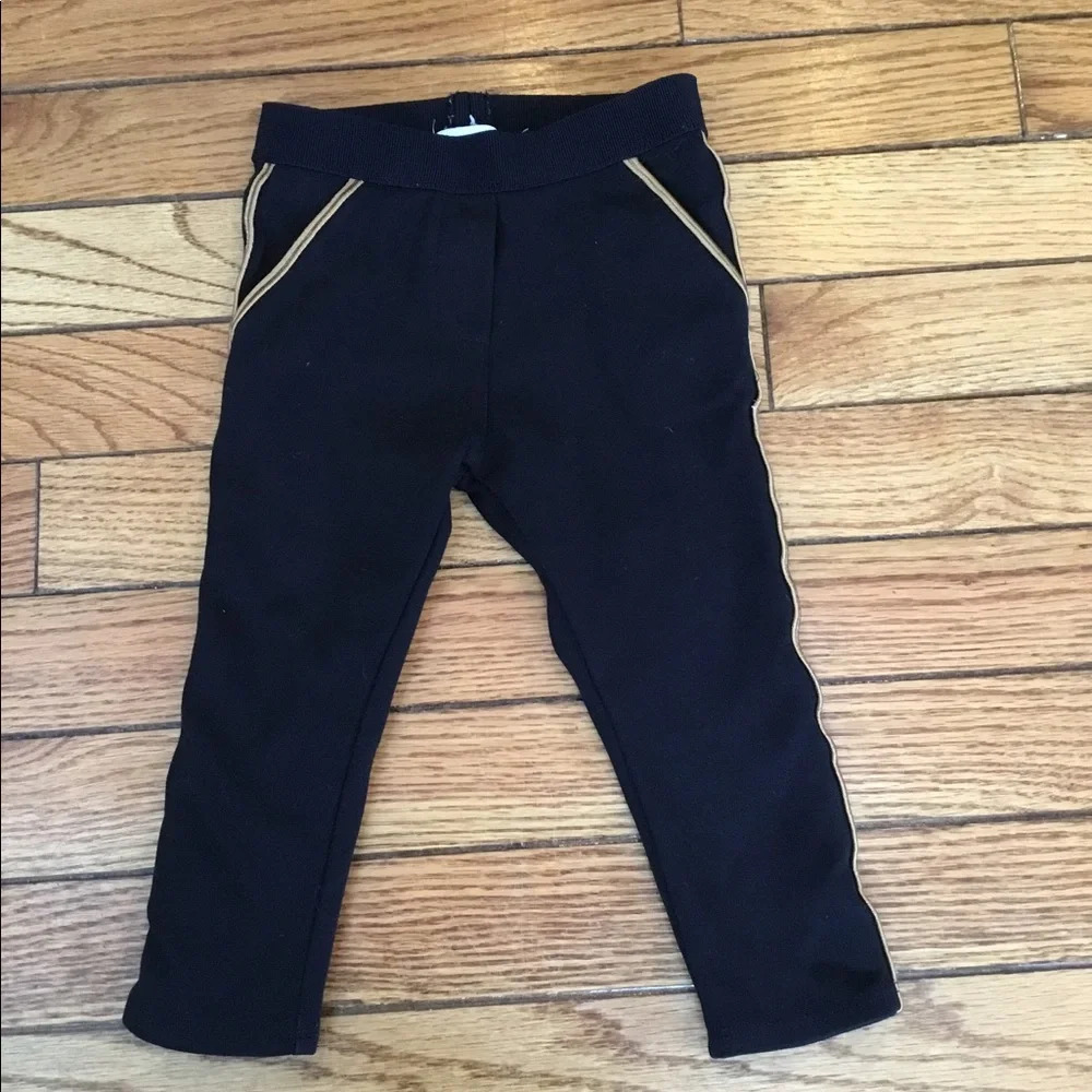 Little Marc Jacobs black leggings, size  18 months